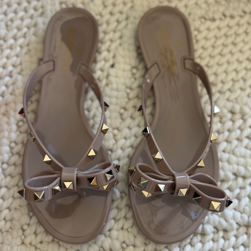 Valentino Garavani PVC Rockstud Sandals